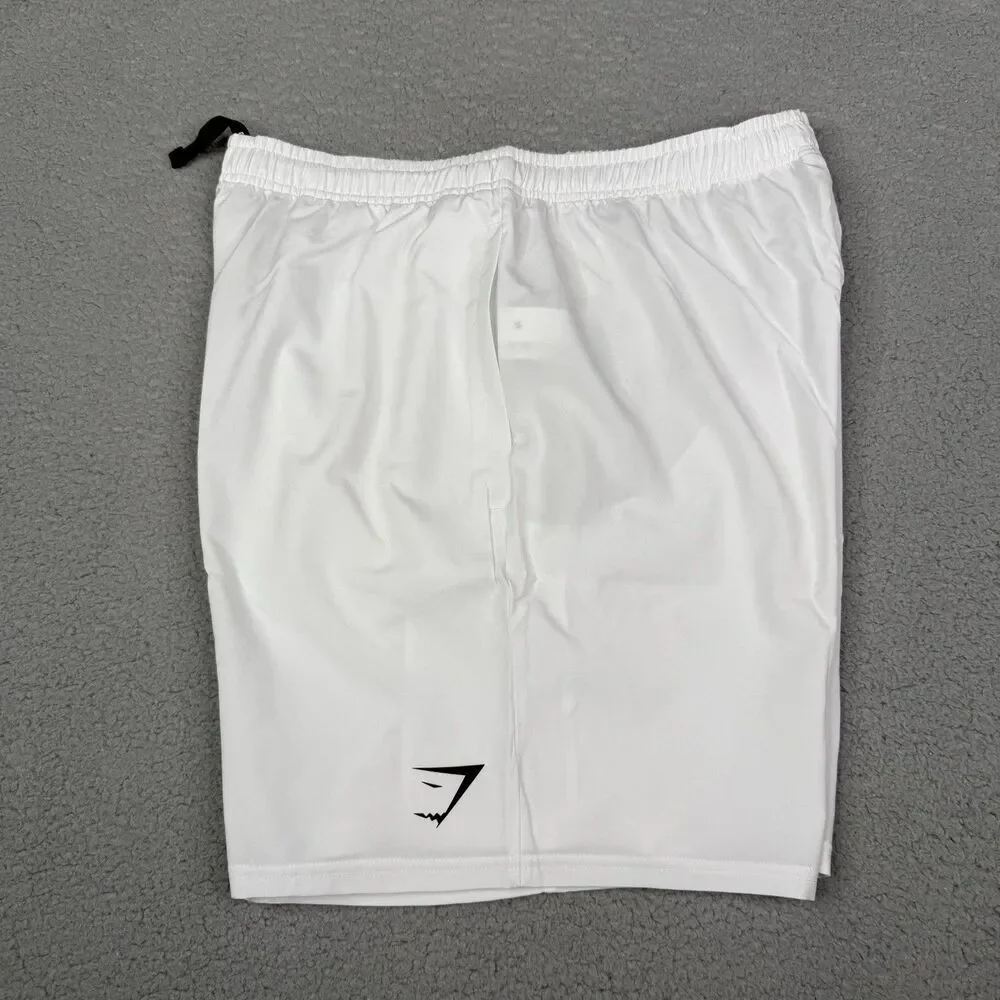Gymshark Shorts Mens Large White Slim Arrival 7